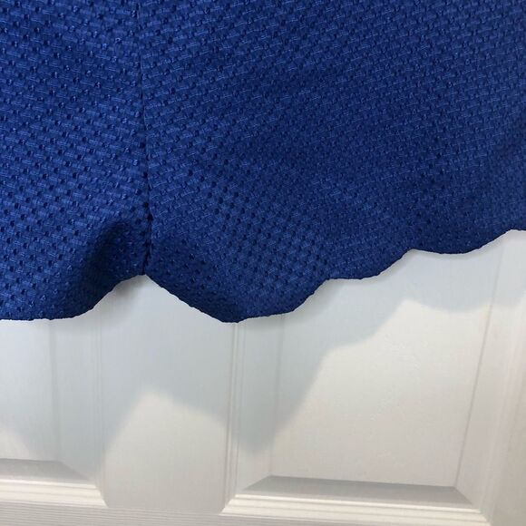 Elle scalloped hem blue shorts size 10 - Picture 7 of 12